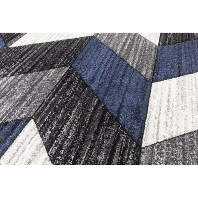 Impulse Chevron Rug - Navy | Murphy Furniture