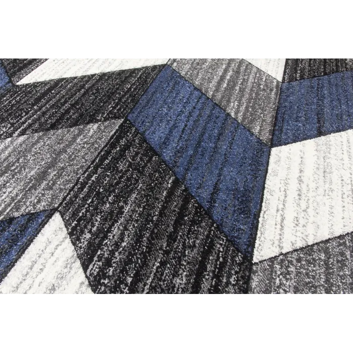 Impulse Chevron Rug - Navy | Murphy Furniture
