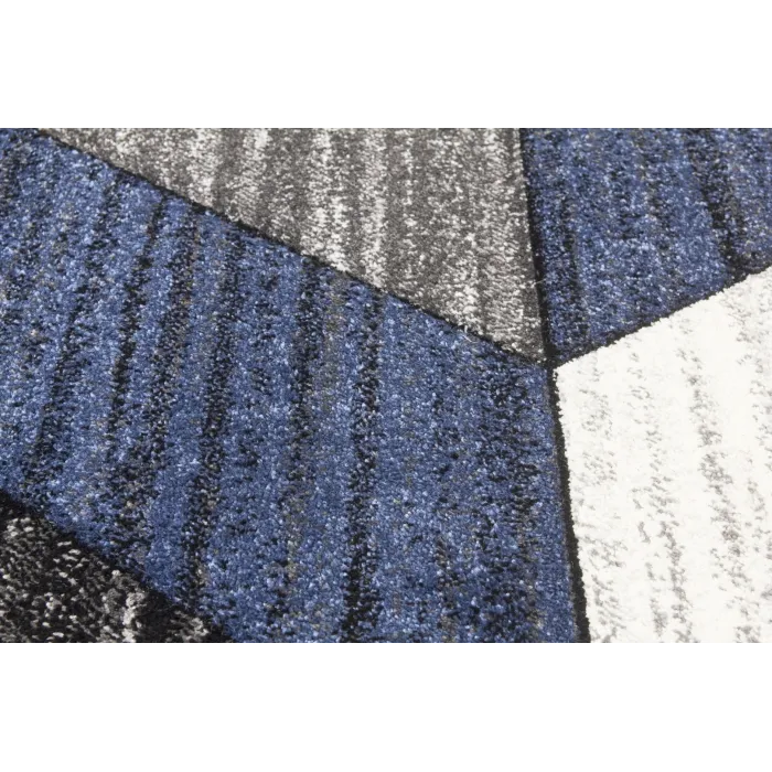 Impulse Chevron Rug - Navy | Murphy Furniture