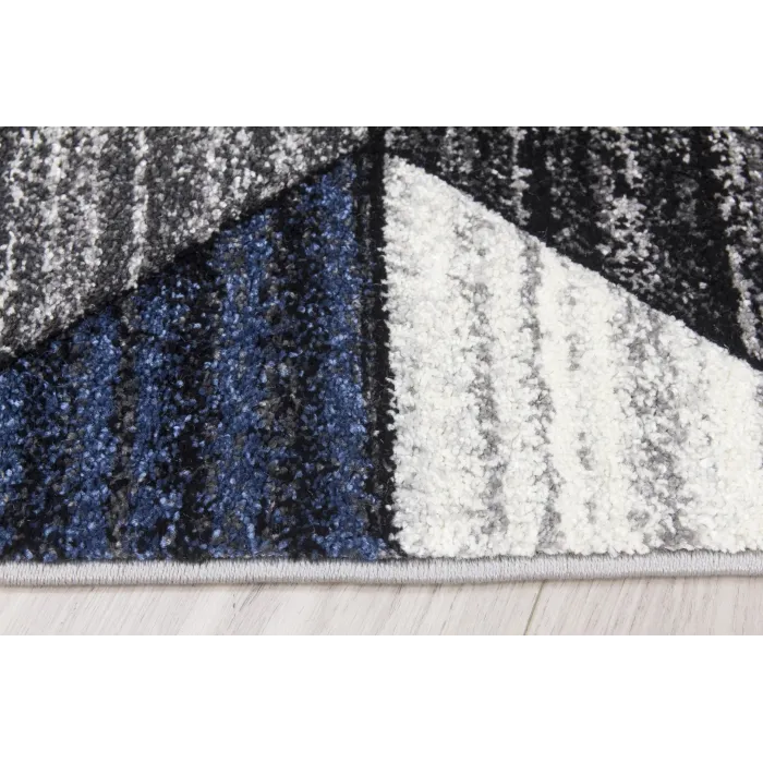 Impulse Chevron Rug - Navy | Murphy Furniture
