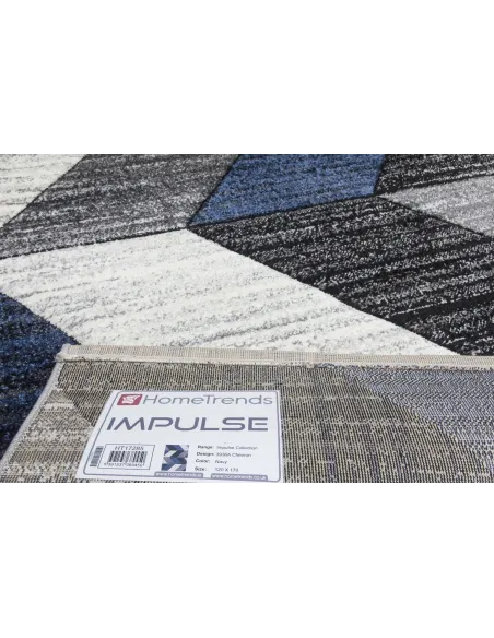 Impulse Chevron Rug - Navy | Murphy Furniture
