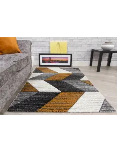 Impulse Chevron Rug - Pumpkin | Murphy Furniture