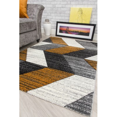 Impulse Chevron Rug - Pumpkin | Murphy Furniture