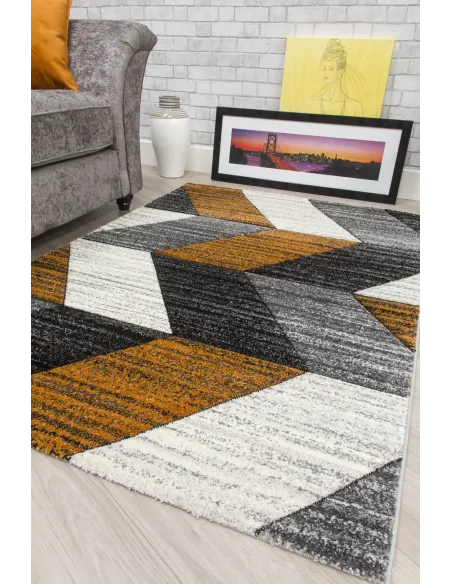 Impulse Chevron Rug - Pumpkin | Murphy Furniture