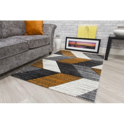 Impulse Chevron Rug - Pumpkin | Murphy Furniture