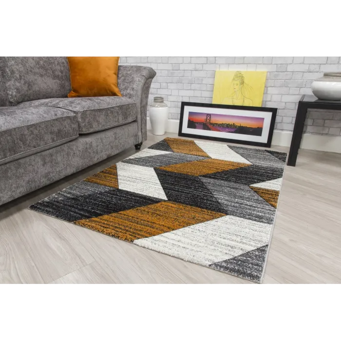 Impulse Chevron Rug - Pumpkin | Murphy Furniture
