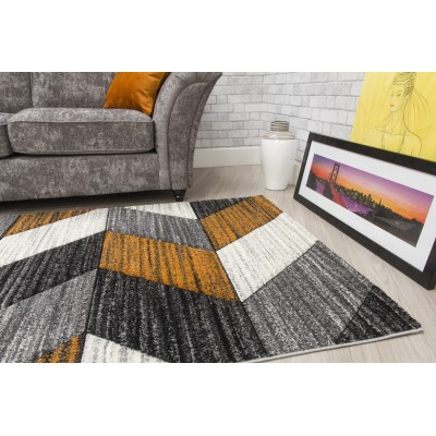 Impulse Chevron Rug - Pumpkin | Murphy Furniture