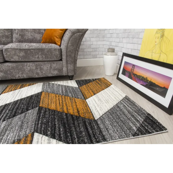 Impulse Chevron Rug - Pumpkin | Murphy Furniture