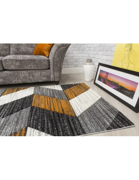 Impulse Chevron Rug - Pumpkin | Murphy Furniture
