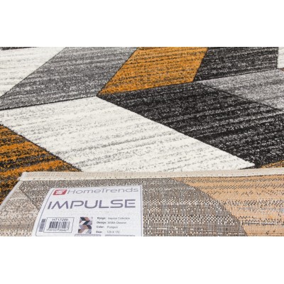 Impulse Chevron Rug - Pumpkin | Murphy Furniture