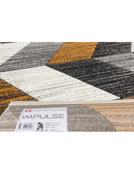 Impulse Chevron Rug - Pumpkin | Murphy Furniture