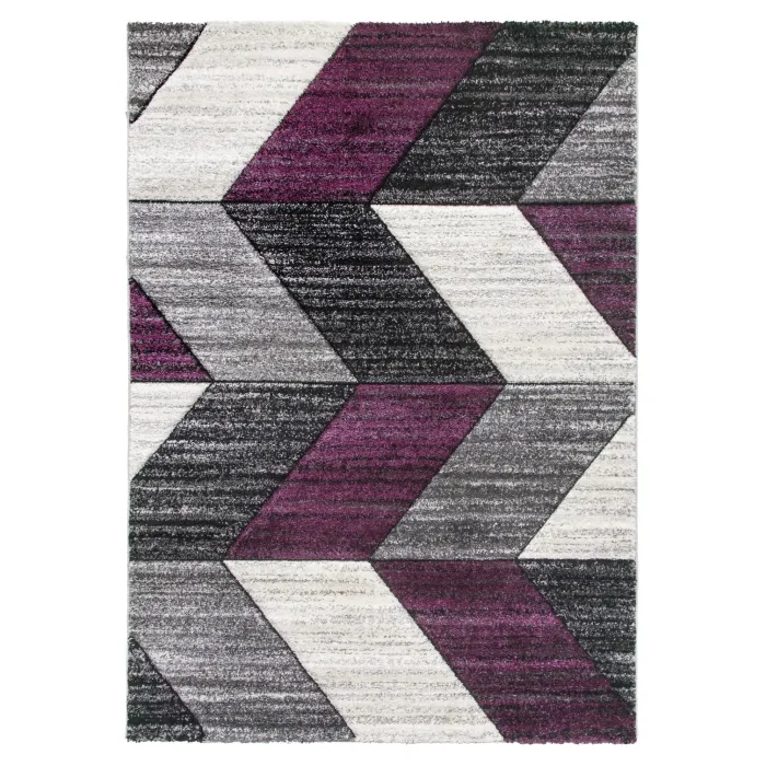Impulse Chevron Rug - Purple | Murphy Furniture