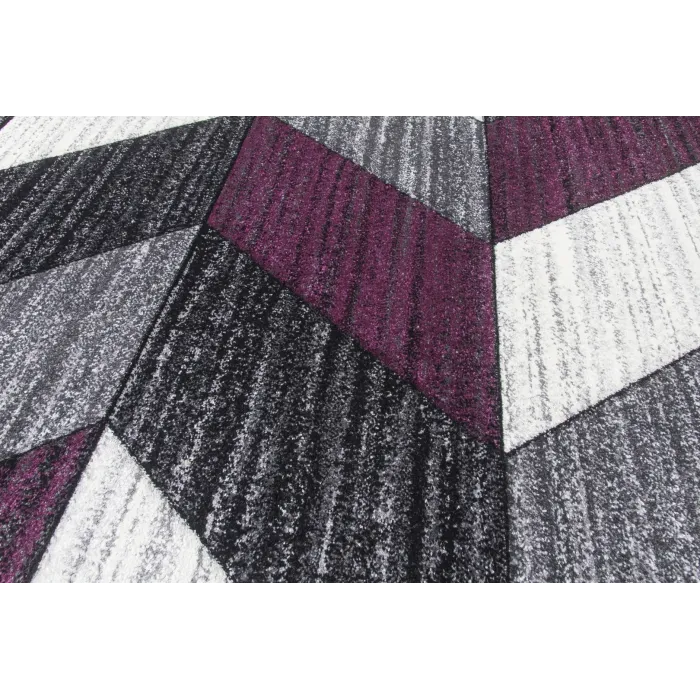 Impulse Chevron Rug - Purple | Murphy Furniture