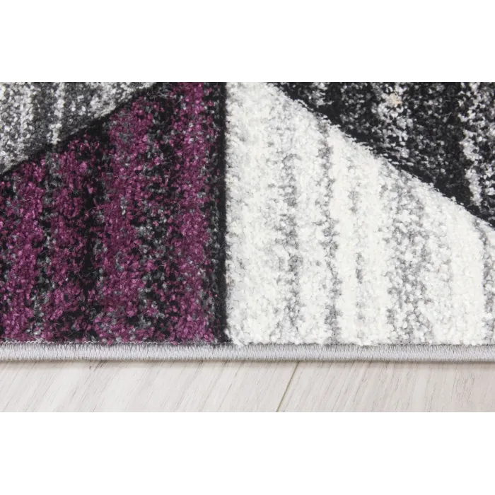 Impulse Chevron Rug - Purple | Murphy Furniture