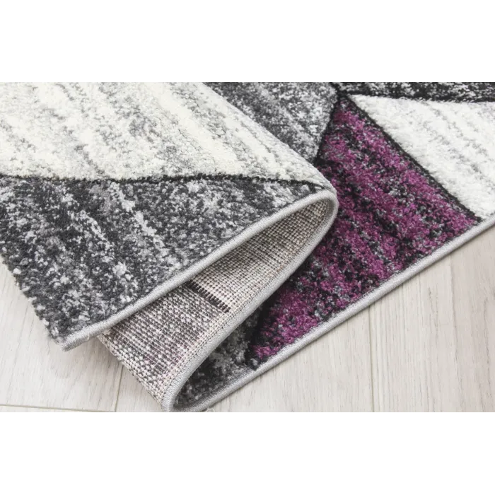 Impulse Chevron Rug - Purple | Murphy Furniture