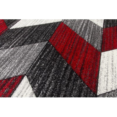 Impulse Chevron Rug - Red | Murphy Furniture