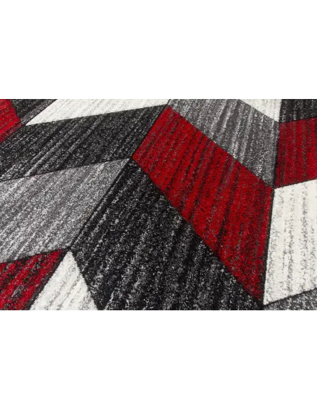 Impulse Chevron Rug - Red | Murphy Furniture