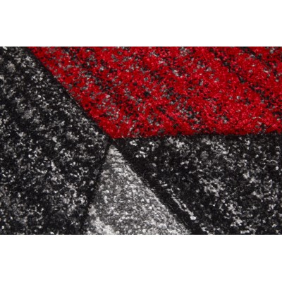 Impulse Chevron Rug - Red | Murphy Furniture