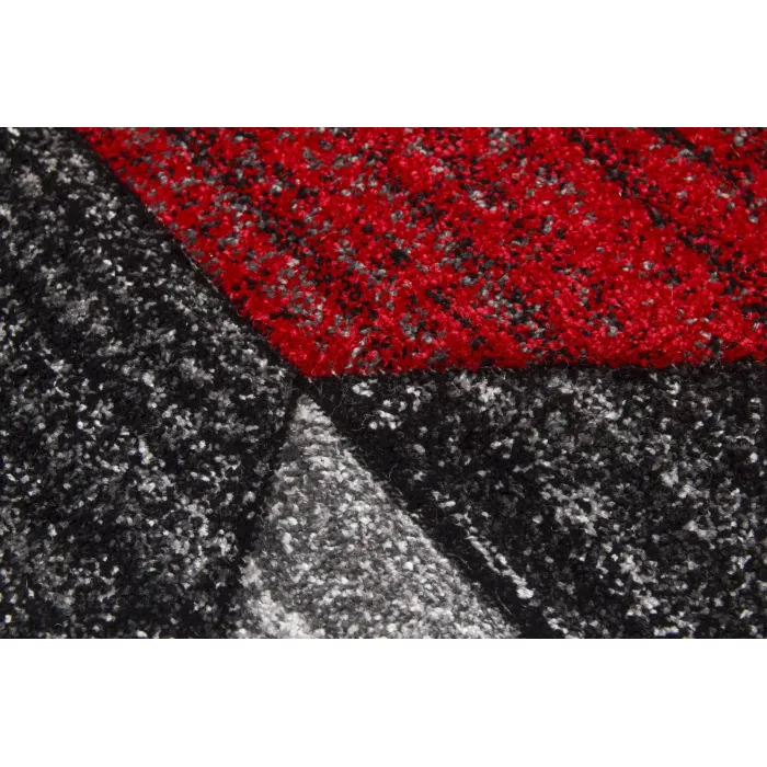 Impulse Chevron Rug - Red | Murphy Furniture