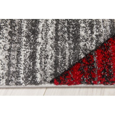Impulse Chevron Rug - Red | Murphy Furniture