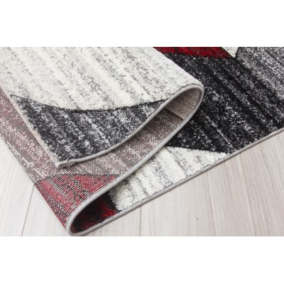 Impulse Chevron Rug - Red | Murphy Furniture