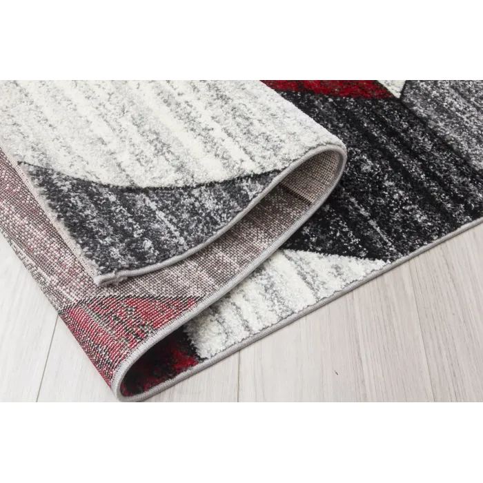 Impulse Chevron Rug - Red | Murphy Furniture