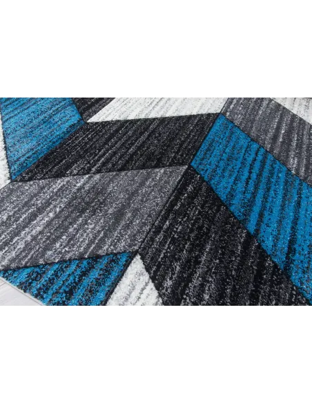 Impulse Chevron Rug - Teal | Murphy Furniture
