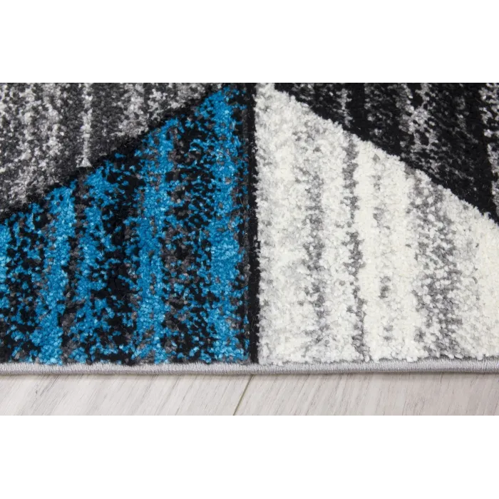 Impulse Chevron Rug - Teal | Murphy Furniture