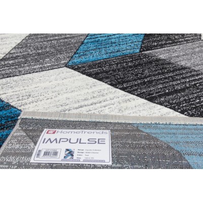 Impulse Chevron Rug - Teal | Murphy Furniture