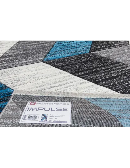 Impulse Chevron Rug - Teal | Murphy Furniture