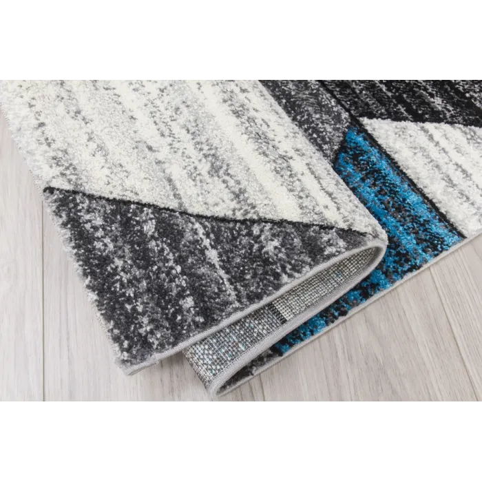 Impulse Chevron Rug - Teal | Murphy Furniture