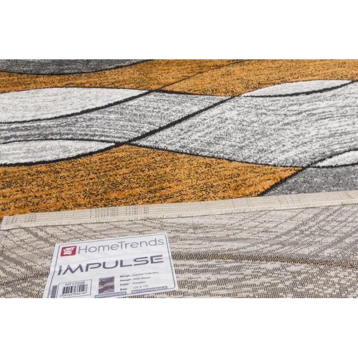 Impulse Waves Rug - Pumpkin | Murphy Furniture