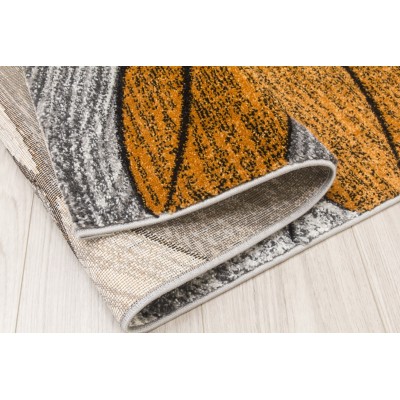 Impulse Waves Rug - Pumpkin | Murphy Furniture