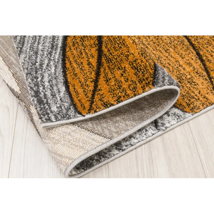 Impulse Waves Rug - Pumpkin | Murphy Furniture