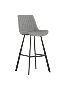 Grover Bar Stool - Light Grey | Murphy Furniture