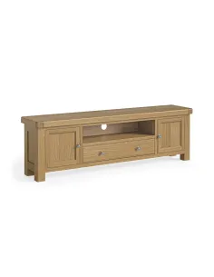 Gia 1900mm TV Unit - Oak | Murphy Furniture