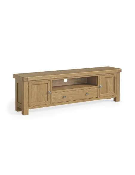 Gia 1900mm TV Unit - Oak | Murphy Furniture