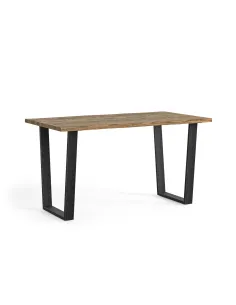 Isaac 1400mm Fixed Dining Table - Oak | Murphy Furniture