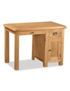 Astoria Single Desk - Warm Wax | Murphy Furniture
