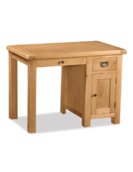 Astoria Single Desk - Warm Wax | Murphy Furniture