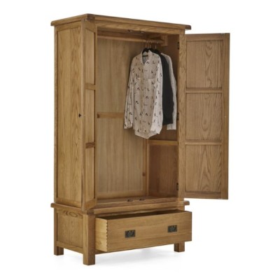Astoria Gents Wardrobe - Warm Wax | Murphy Furniture