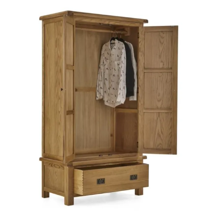 Astoria Gents Wardrobe - Warm Wax | Murphy Furniture