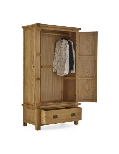 Astoria Gents Wardrobe - Warm Wax | Murphy Furniture