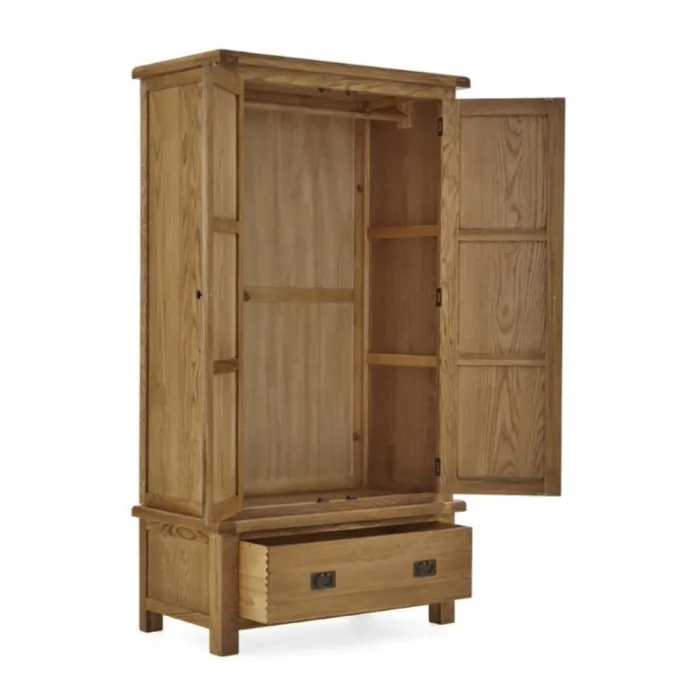 Astoria Gents Wardrobe - Warm Wax | Murphy Furniture