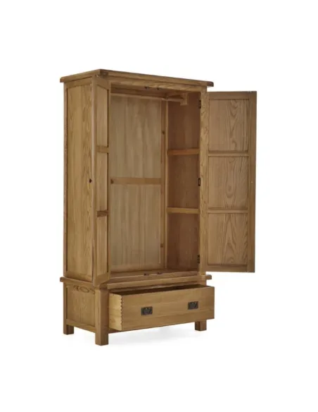 Astoria Gents Wardrobe - Warm Wax | Murphy Furniture