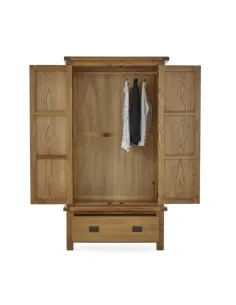 Astoria Gents Wardrobe - Warm Wax | Murphy Furniture 2