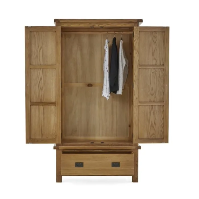 Astoria Gents Wardrobe - Warm Wax | Murphy Furniture