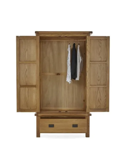 Astoria Gents Wardrobe - Warm Wax | Murphy Furniture