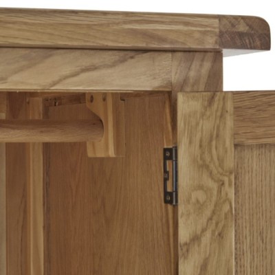 Astoria Gents Wardrobe - Warm Wax | Murphy Furniture