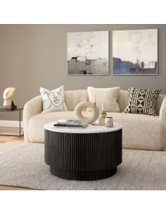 Lantine Coffee Table - Mango Charcoal/Ma | Murphy Furniture